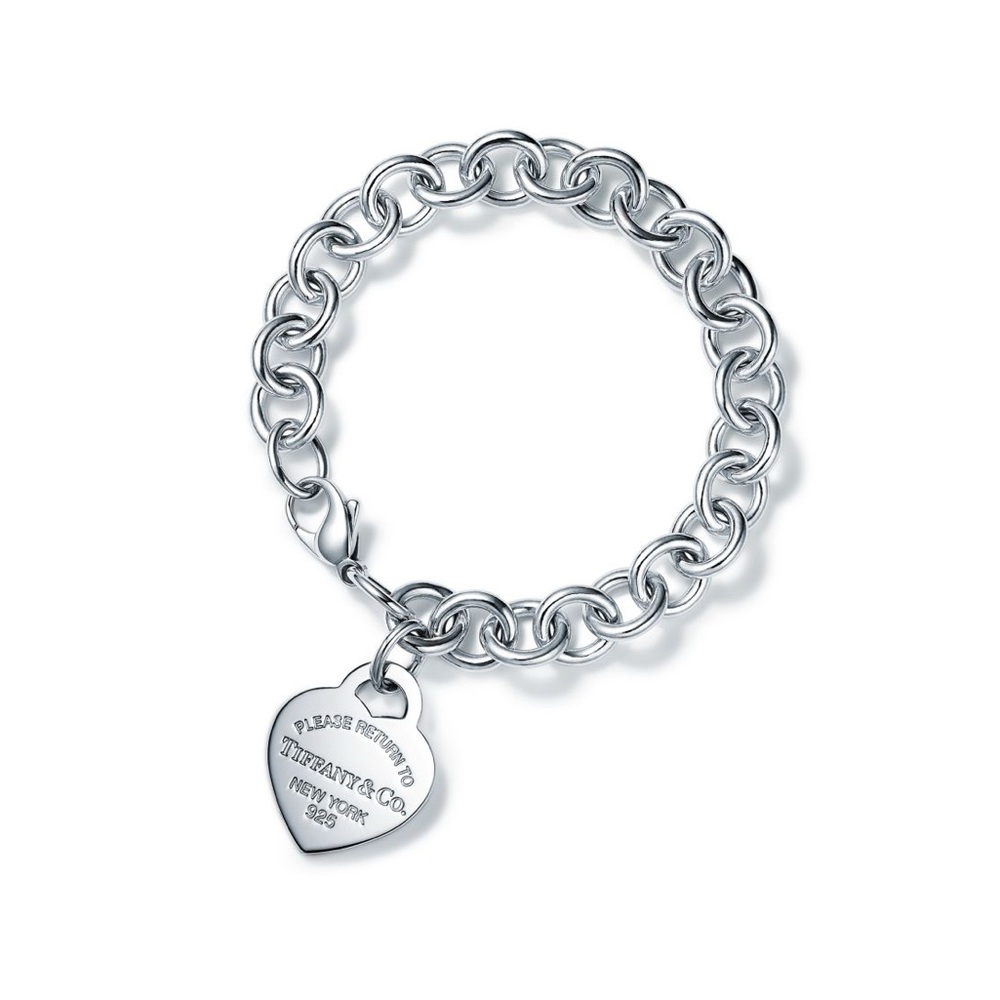 Tiffany & Co. Heart Tag Charm Bracelet (7 in)